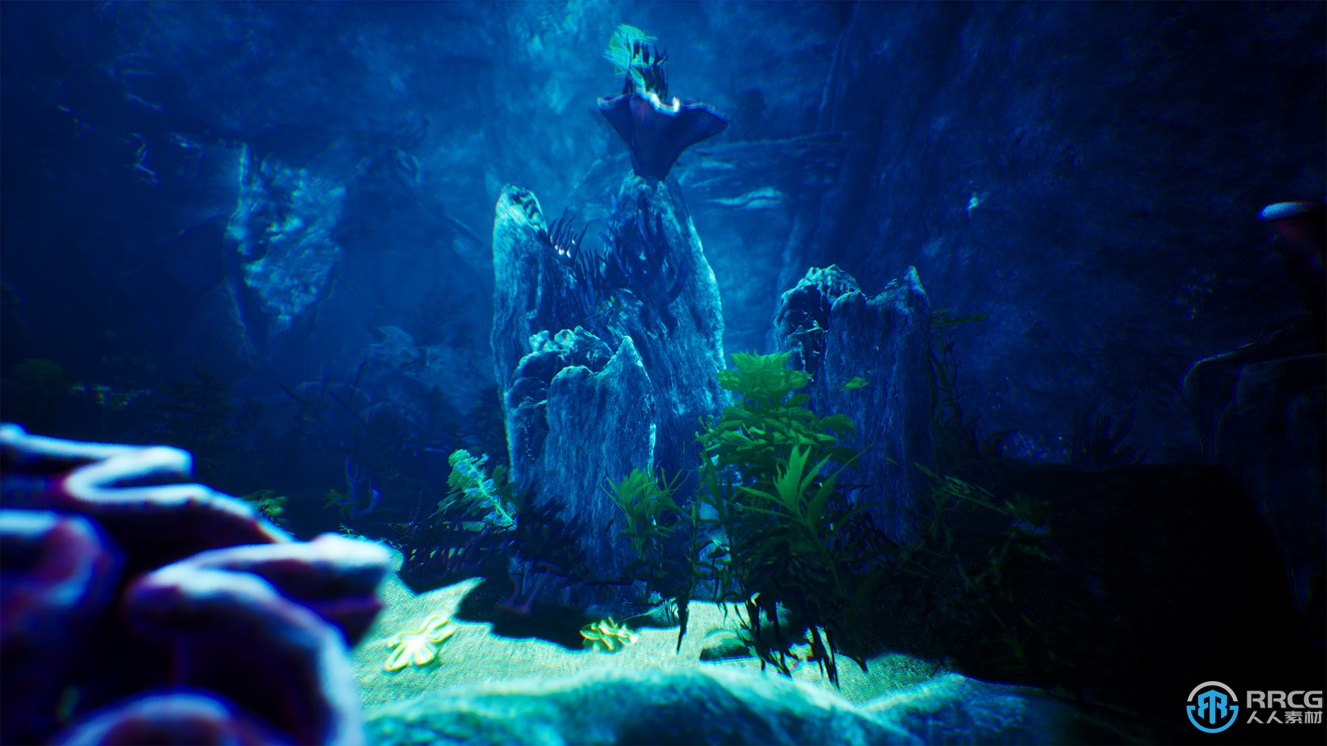 水下世界模型环境场景Unreal Engine游戏素材