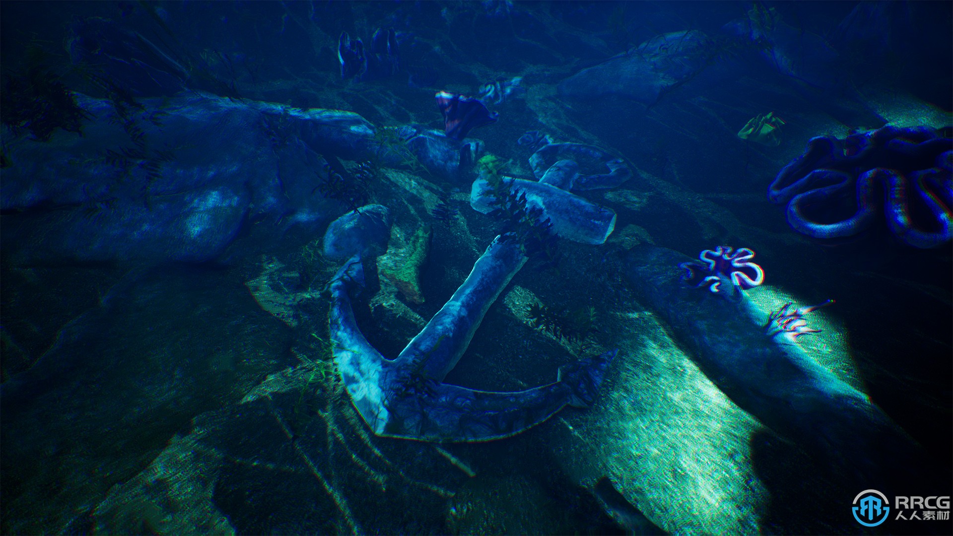 水下世界模型环境场景Unreal Engine游戏素材