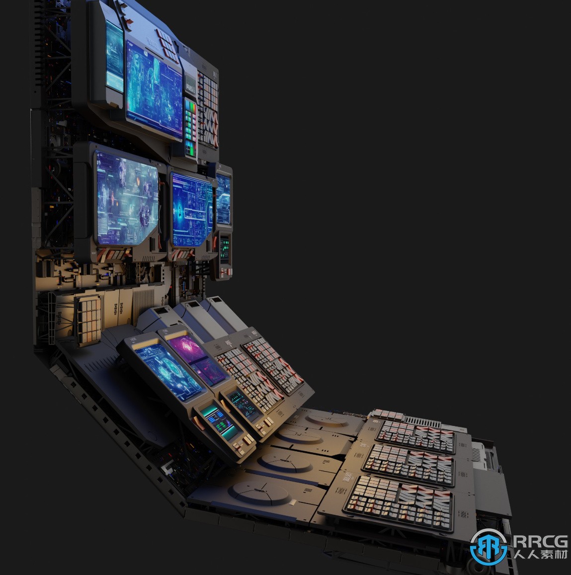 Spock Structured Scifi Packer科幻结构化场景Blender插件V1.0.6版