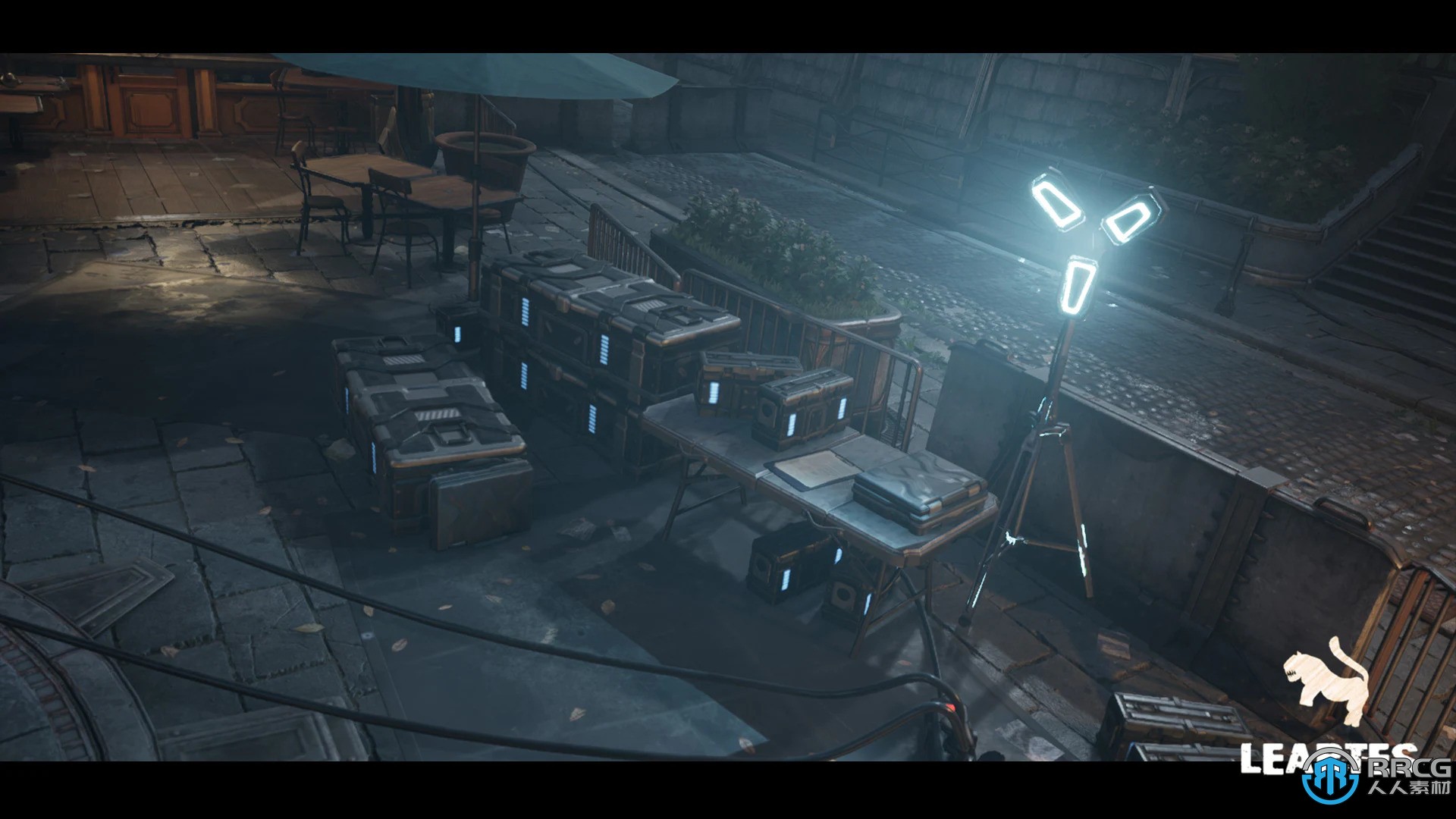 科幻未来派战争机器风格模块化环境场景Unreal Engine游戏素材