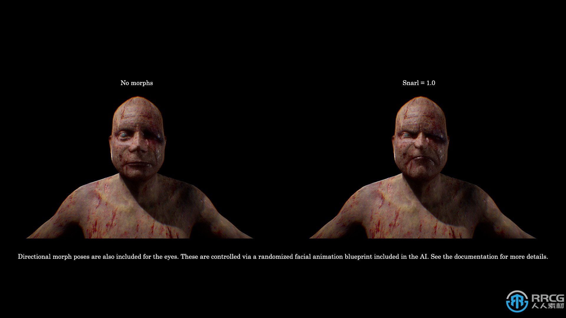 丧尸僵尸超精细角色形象Unreal Engine游戏素材