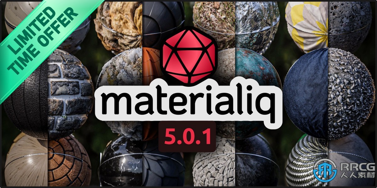 Materialiq cycles eevee材质库Blender插件V5.0.2版