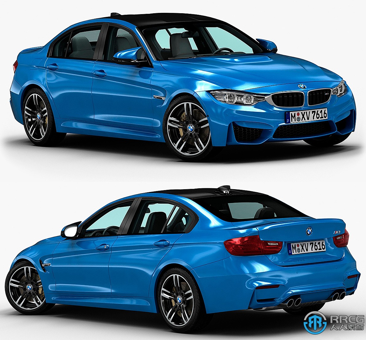 宝马 BMW M3汽车3D模型