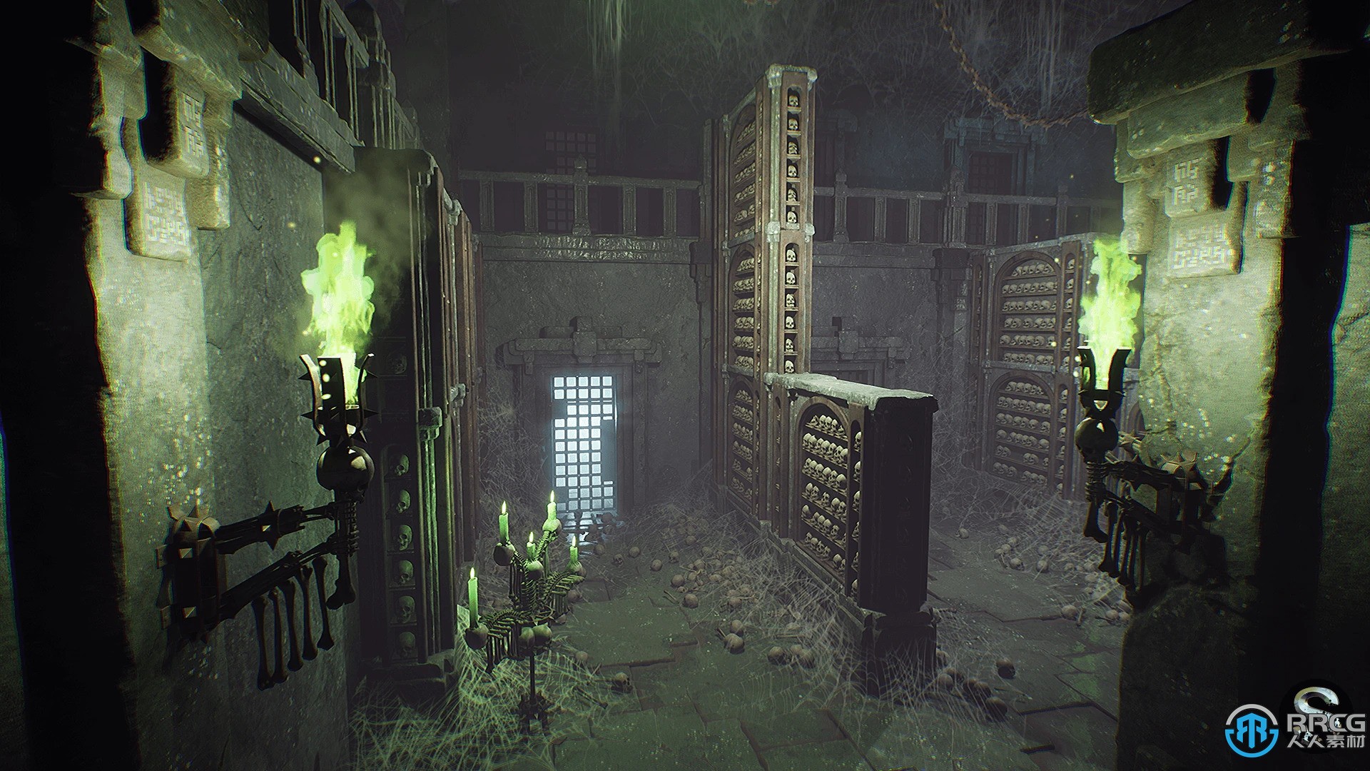 恐怖暗黑地牢环境场景Unreal Engine游戏素材
