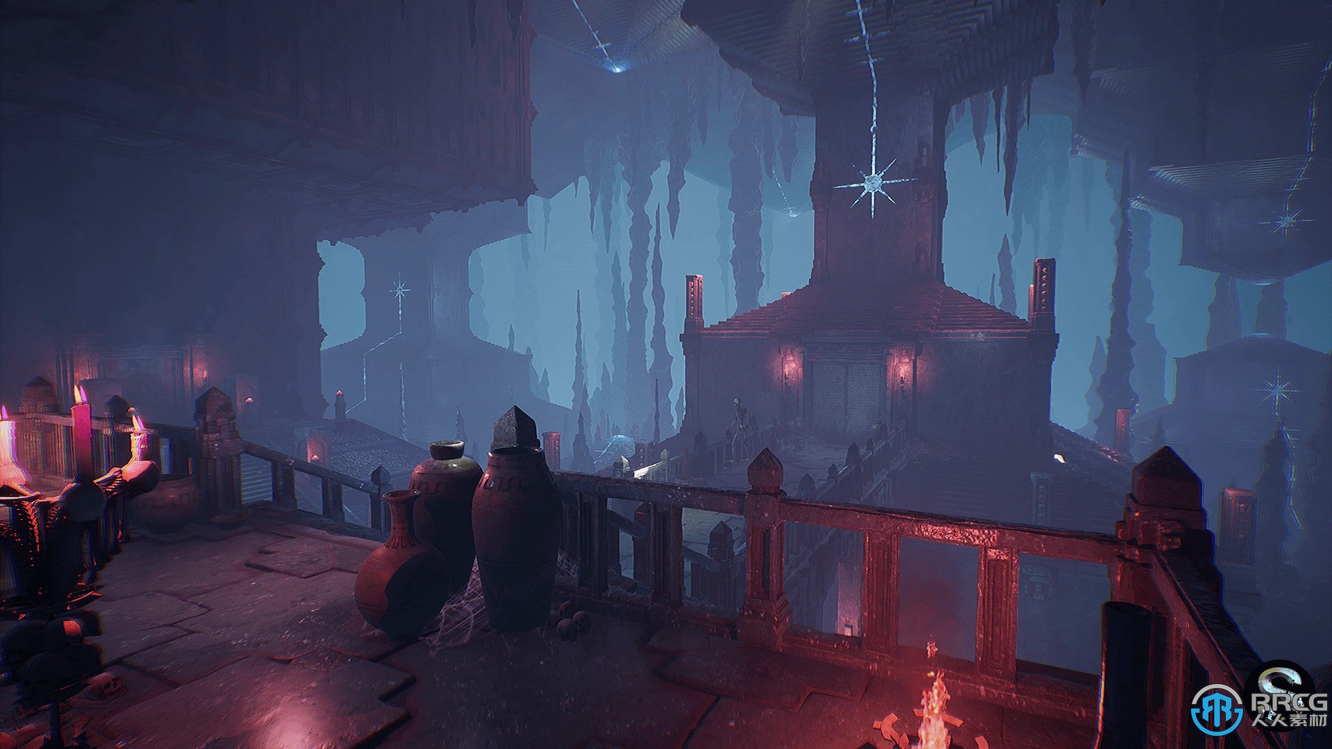 恐怖暗黑地牢环境场景Unreal Engine游戏素材