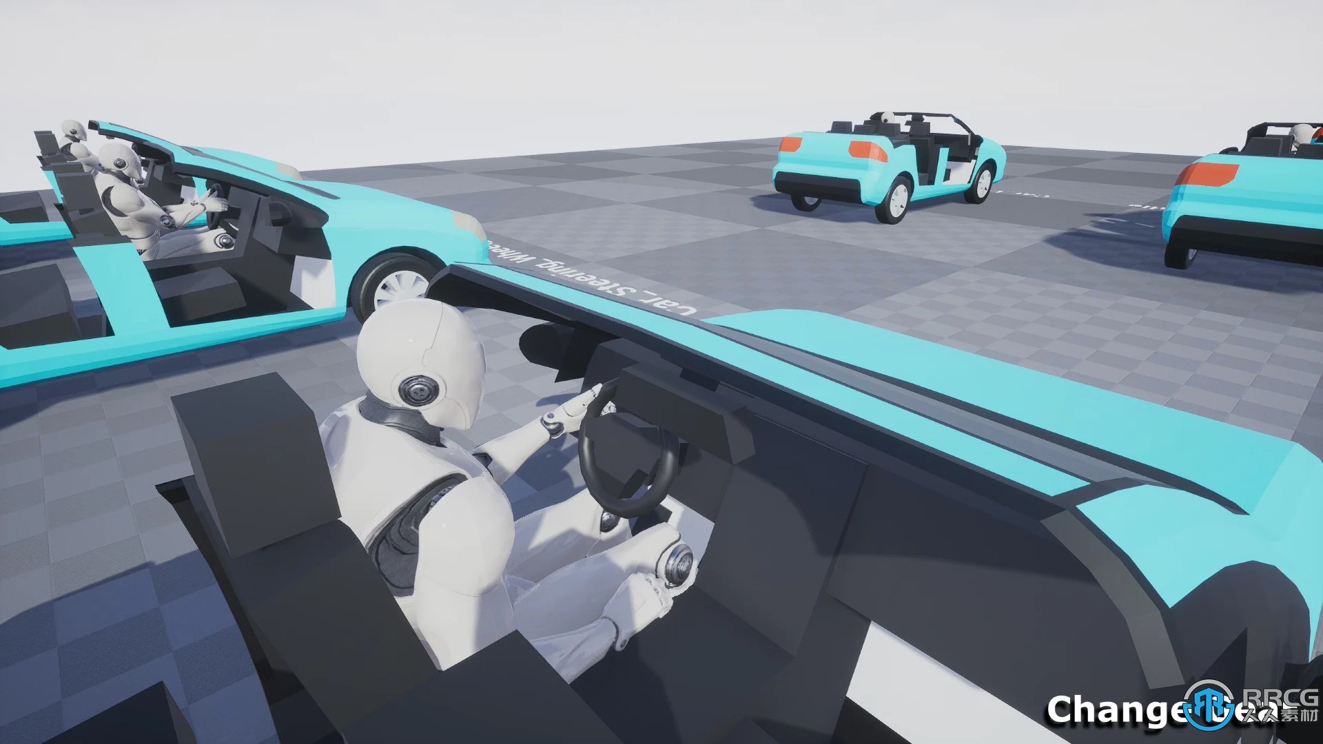 26组汽车驾驶互动动画Unreal Engine游戏素材