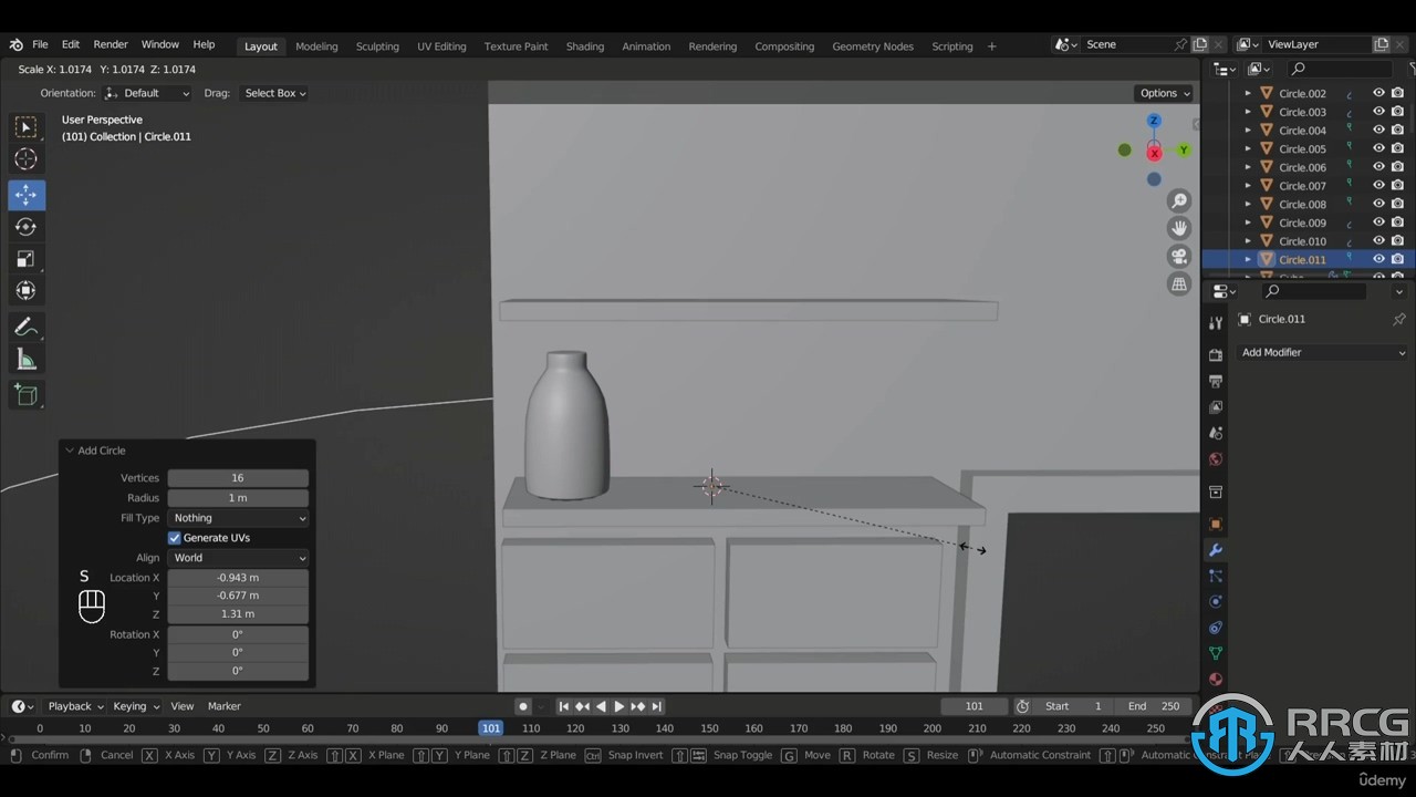 Blender卡通迷你等距厨房房间实例制作视频教程