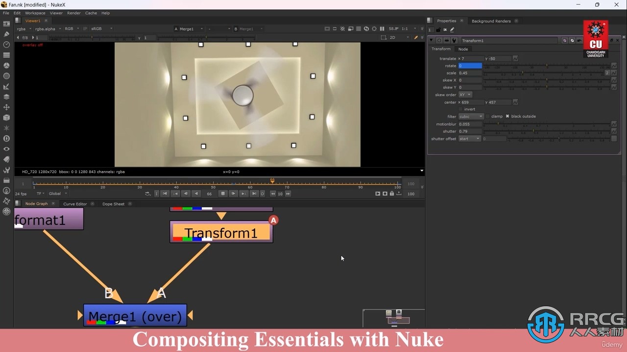 Nuke特效合成核心要点技能训练视频教程