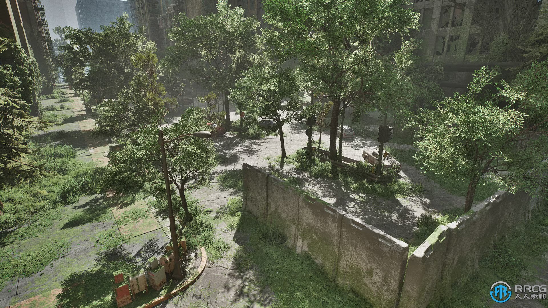 后世界末日城市环境场景Unreal游戏素材