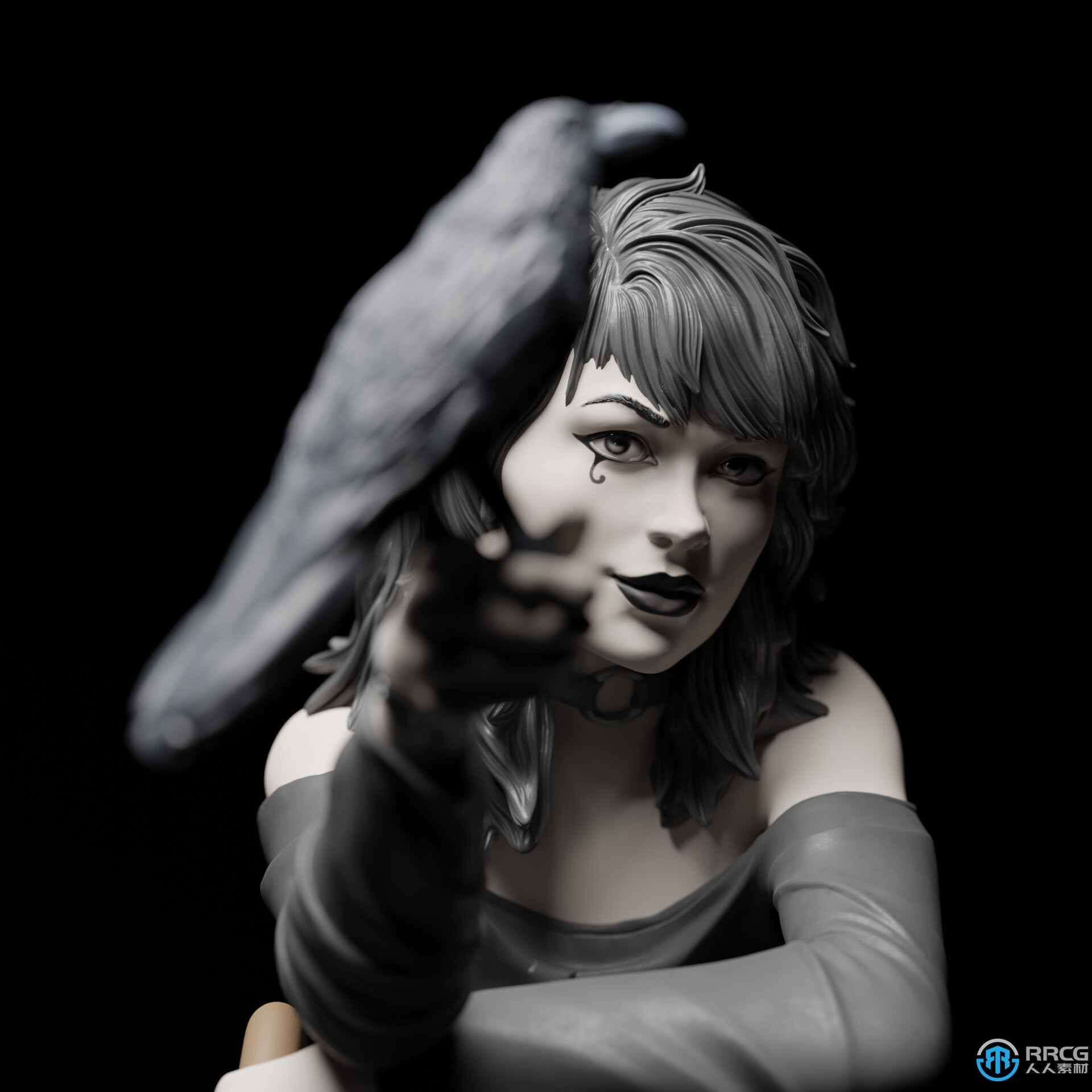 睡魔死亡DC动漫角色雕塑3D打印模型