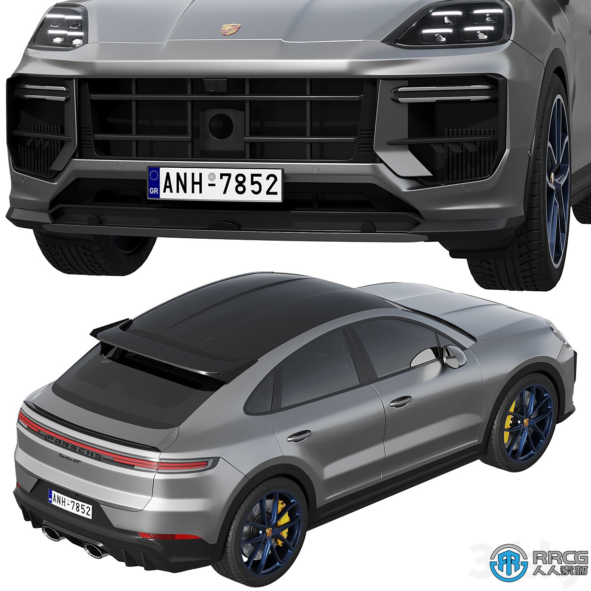保时捷卡宴Porsche Cayenne Turbo GT 2024款汽车3D模型