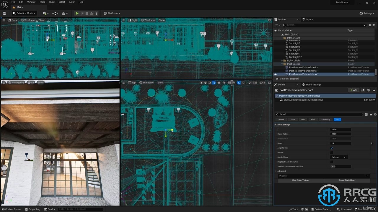 【中文字幕】UE5虚幻引擎交互式建筑室内可视化技术视频教程
