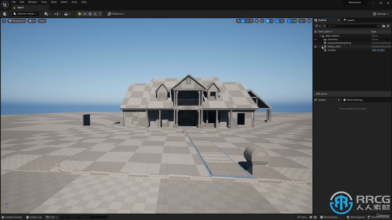 【中文字幕】UE5虚幻引擎交互式建筑室内可视化技术视频教程