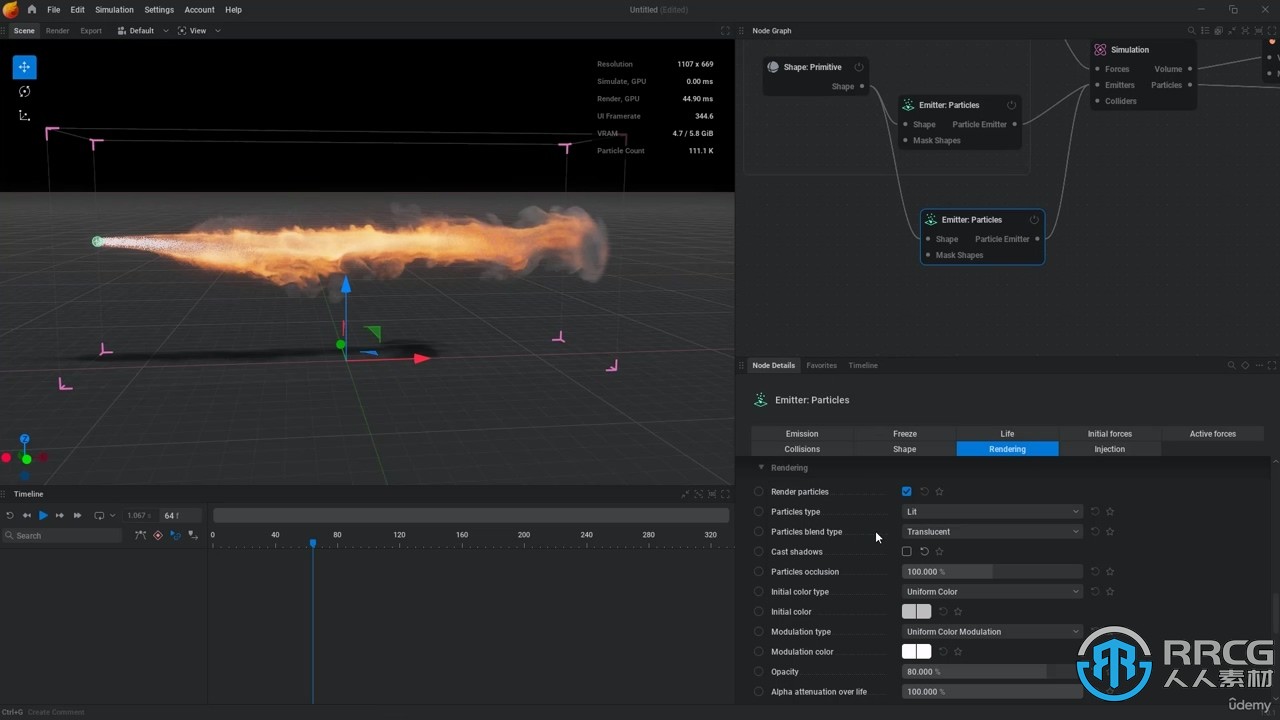 UE5虚幻引擎与EmberGen实时视觉特效技术训练视频教程