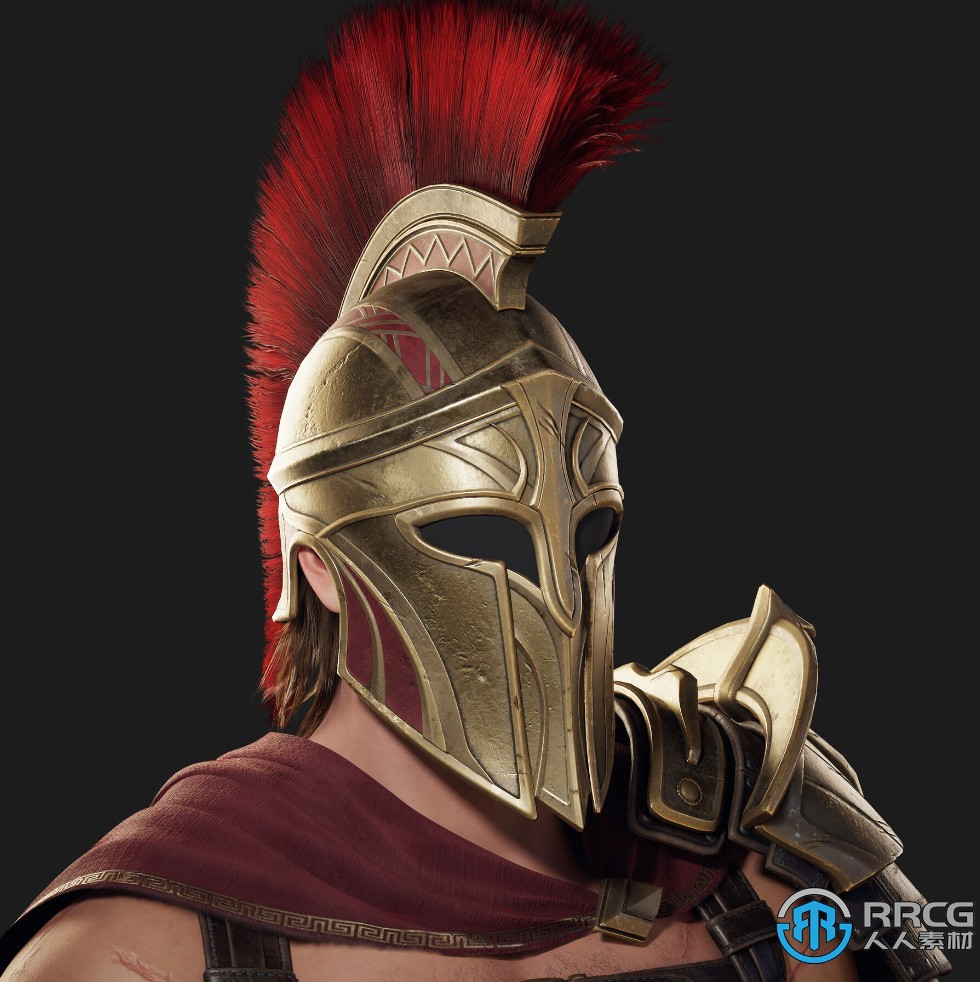斯巴达勇士古希腊战士角色Unreal游戏素材
