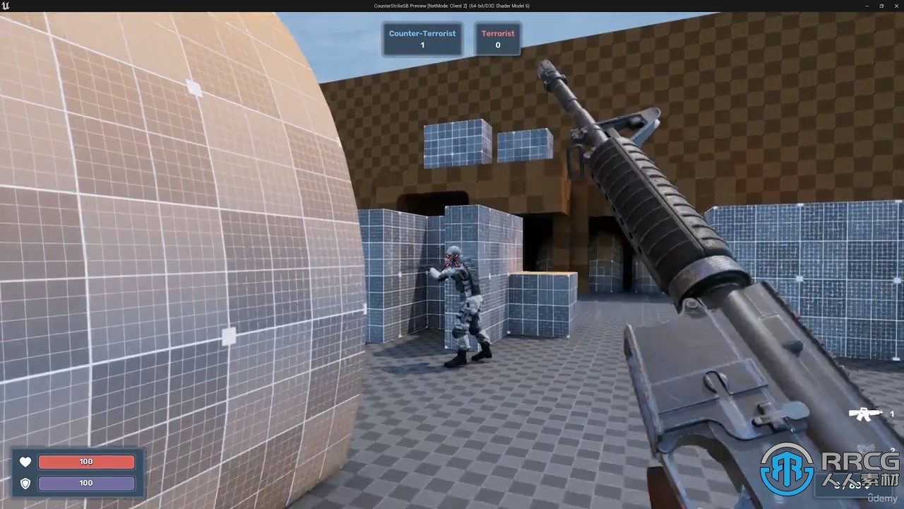 UE5虚幻引擎蓝图FPS多人射击游戏制作视频教程