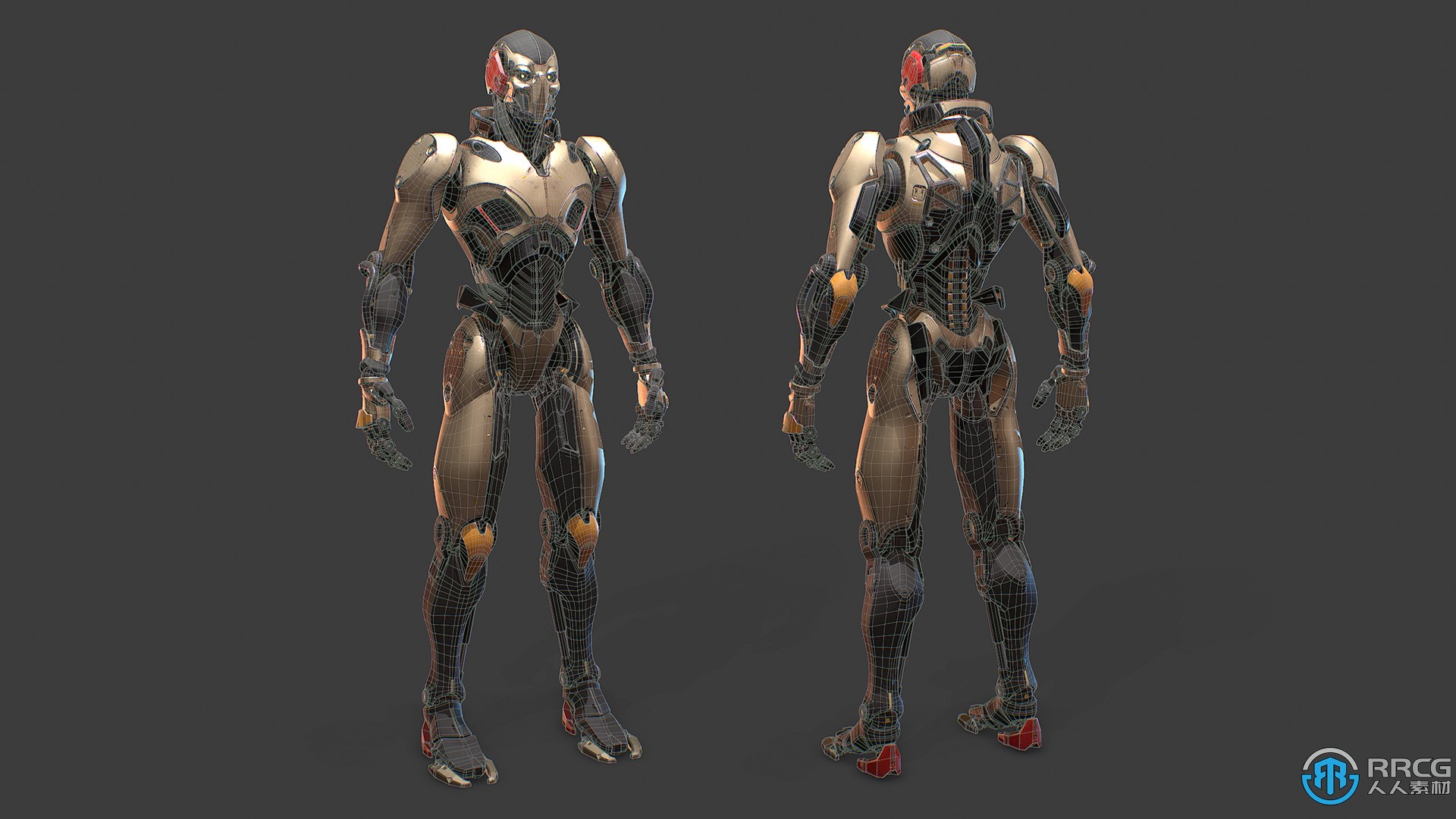 科幻机甲机器人角色Unreal游戏素材
