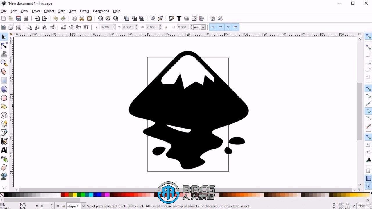 【中文字幕】Inkscape与工具包矢量角色设计技术训练视频教程