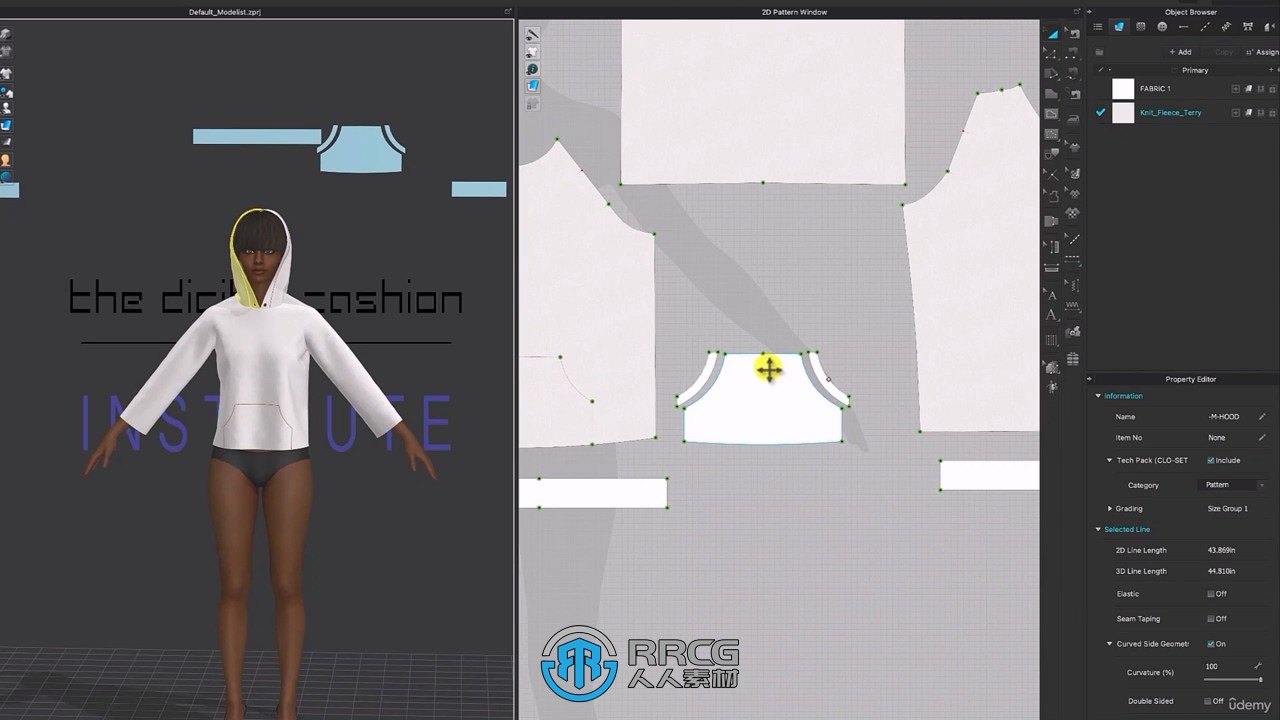 CLO 3D服装设计生产工具使用技术视频教程