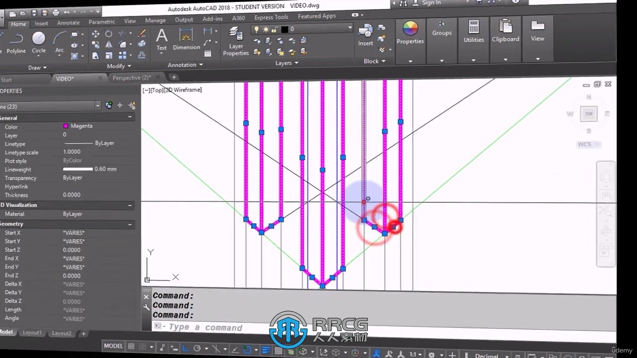 AutoCAD 2D透视画法核心技术训练视频教程