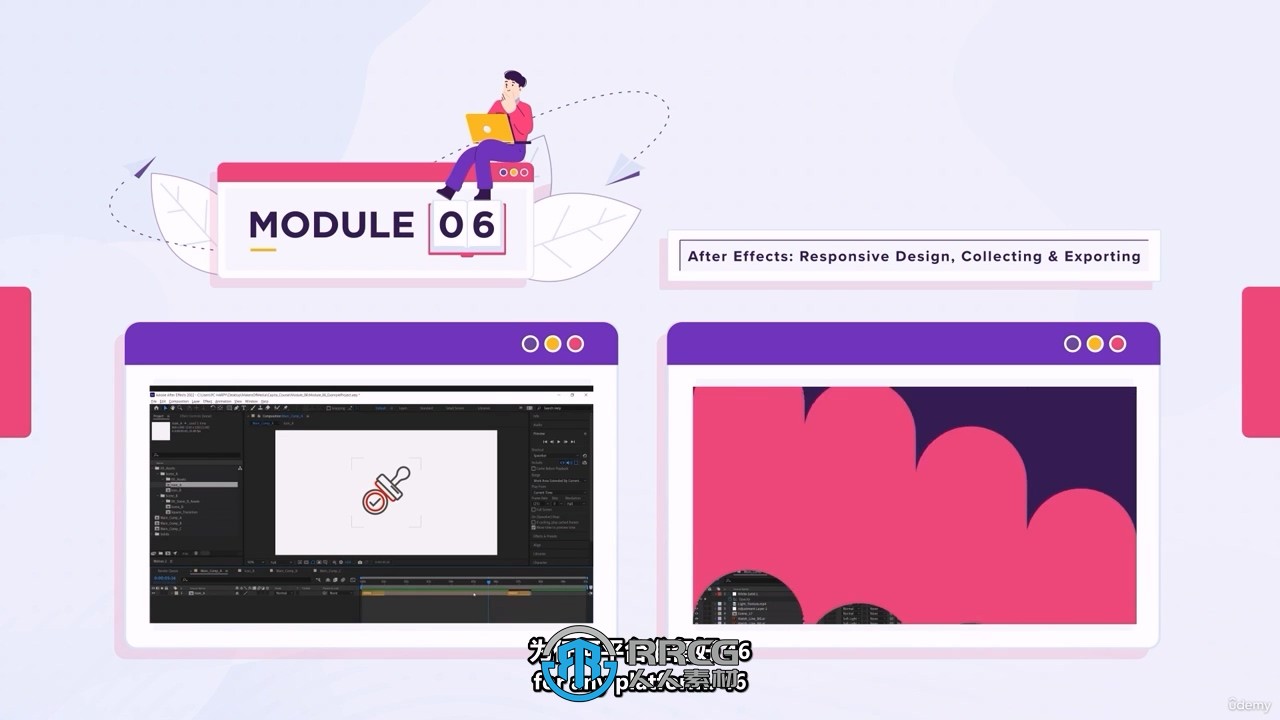 【中文字幕】利用Illustrator图形设计技能成为一名AE动画师视频教程