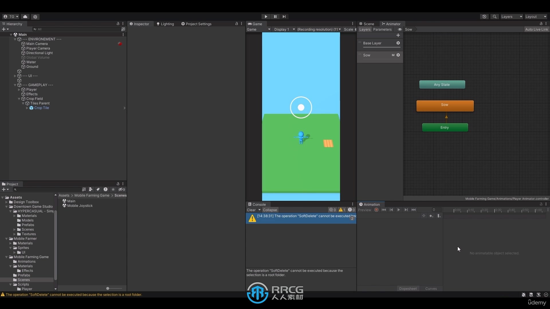 Unity超休闲手机射击游戏完整实例制作视频教程