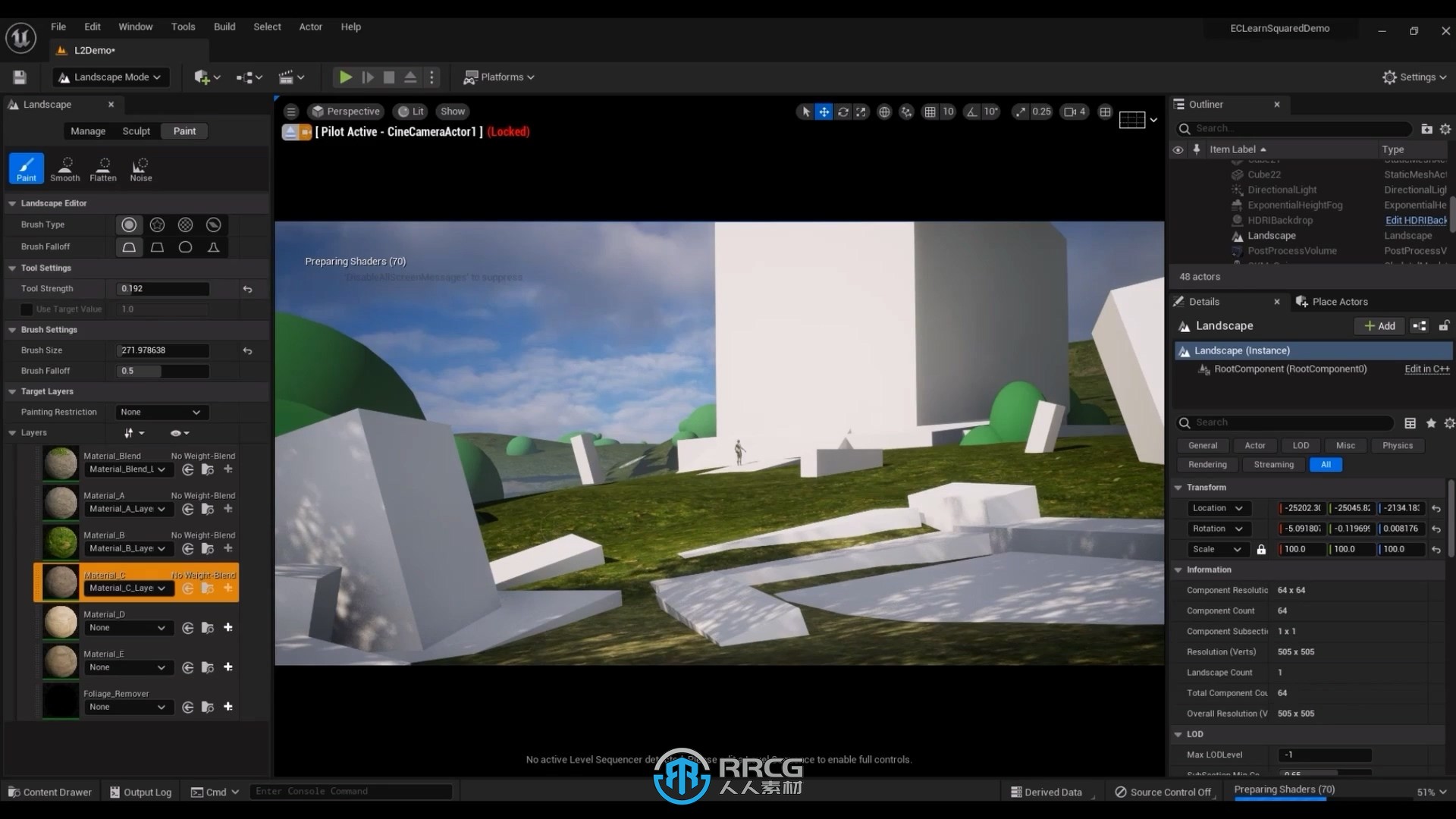 UE5虚幻引擎前沿概念艺术场景制作视频教程
