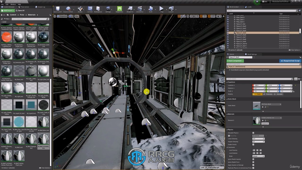 UE虚幻引擎游戏材质环境光照工作流程视频教程