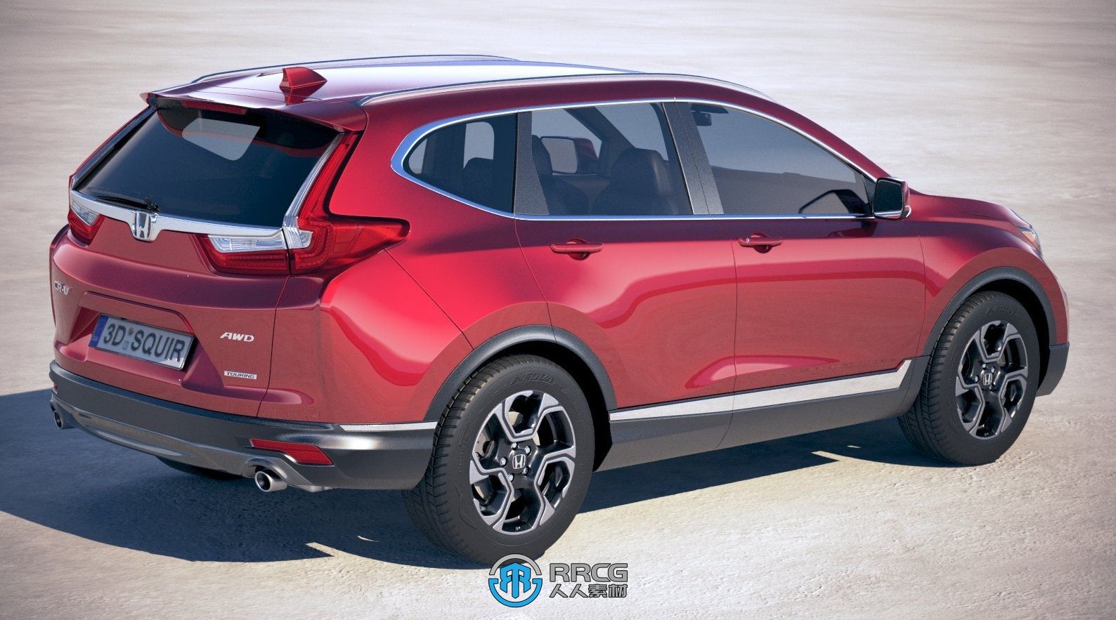 本田Honda CR-V 2019款SUV汽车3D模型