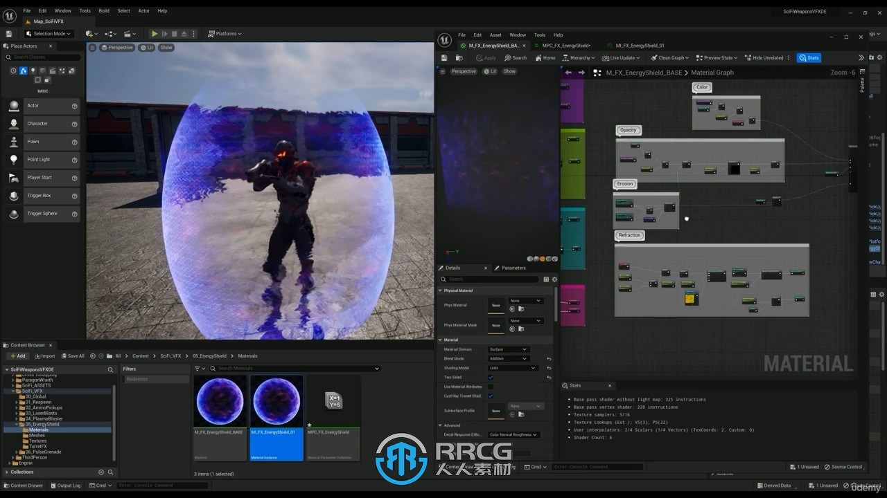 UE5虚幻引擎科幻游戏视觉特效制作视频教程