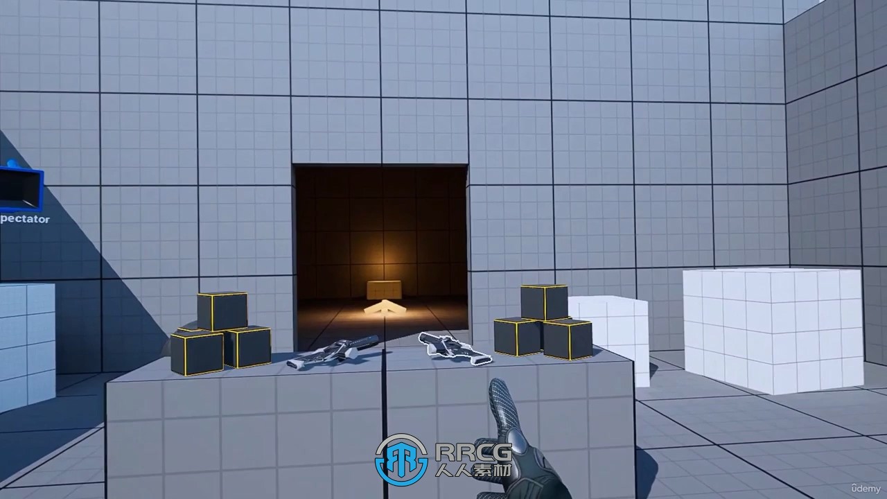 UE5虚幻引擎中蓝图制作VR游戏技术视频教程