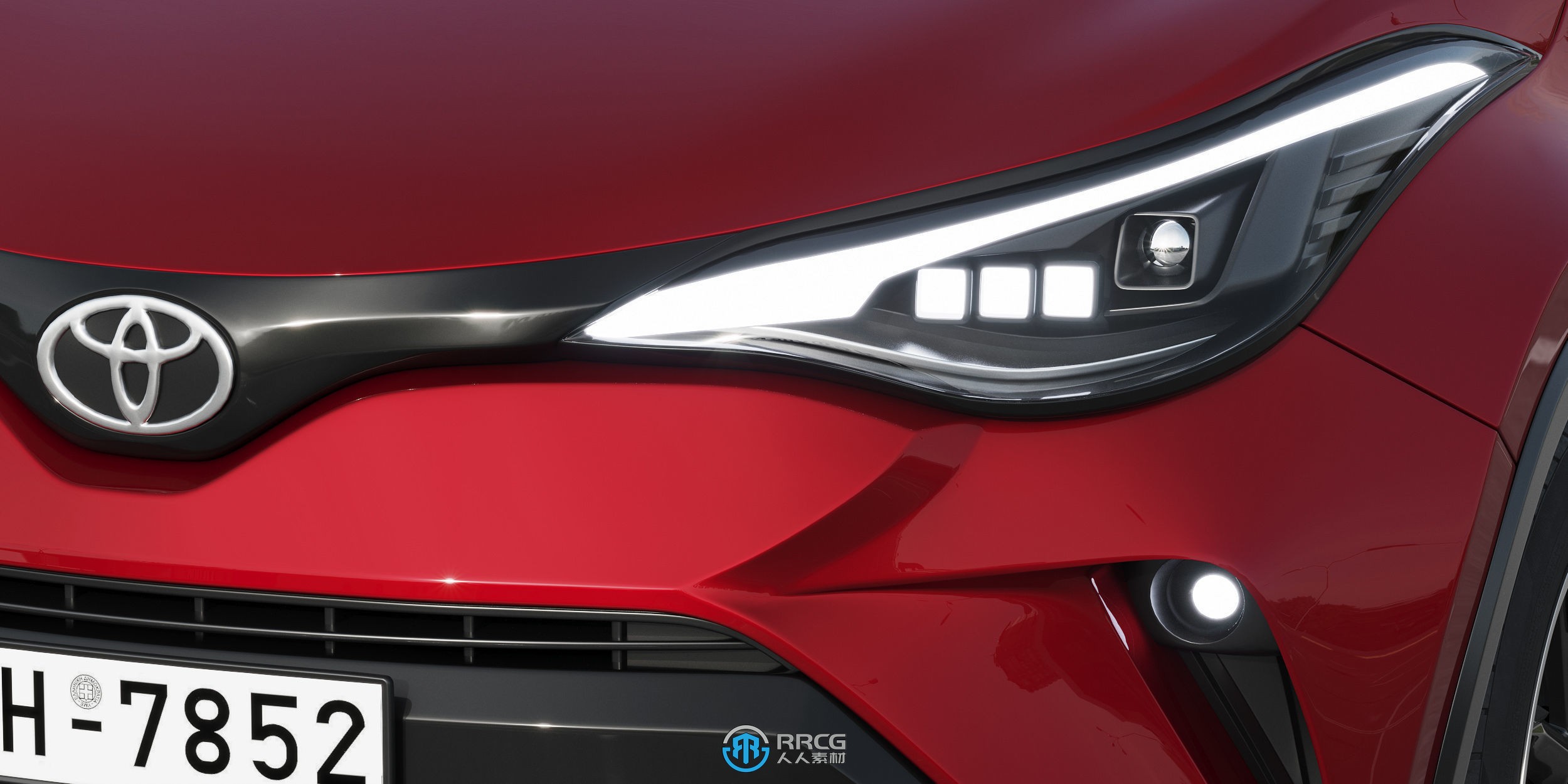丰田Toyota C-HR 2021款汽车3D模型