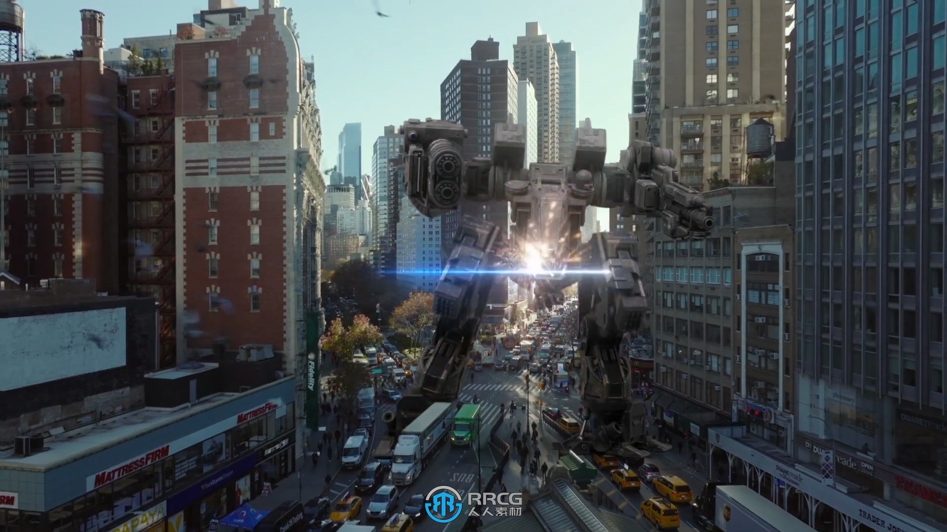 科幻机甲机器人战斗机影视特效视频素材合集