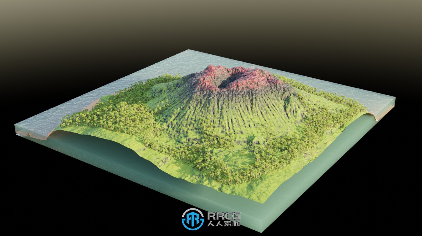 Terrain Creator地形地貌制作Blender插件V1.2版