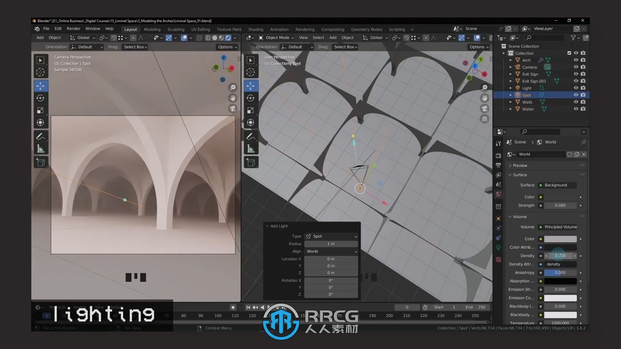 Blender概念艺术空间3D动画实例制作视频教程