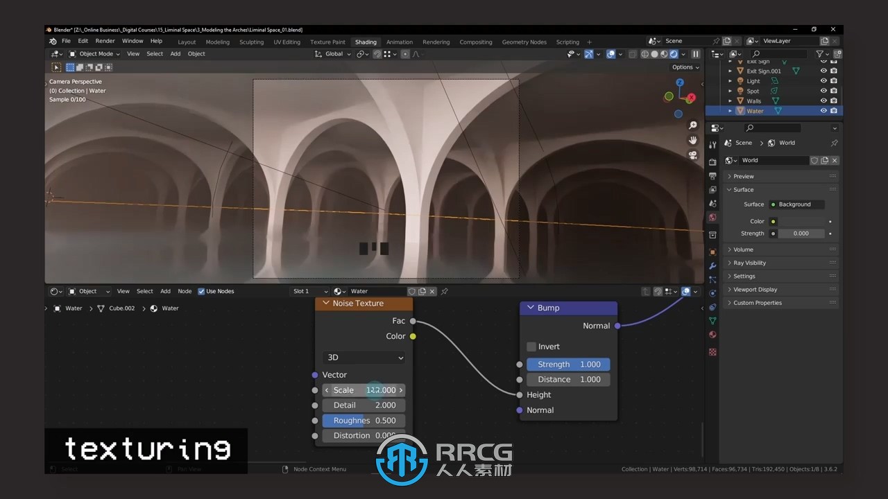 Blender概念艺术空间3D动画实例制作视频教程
