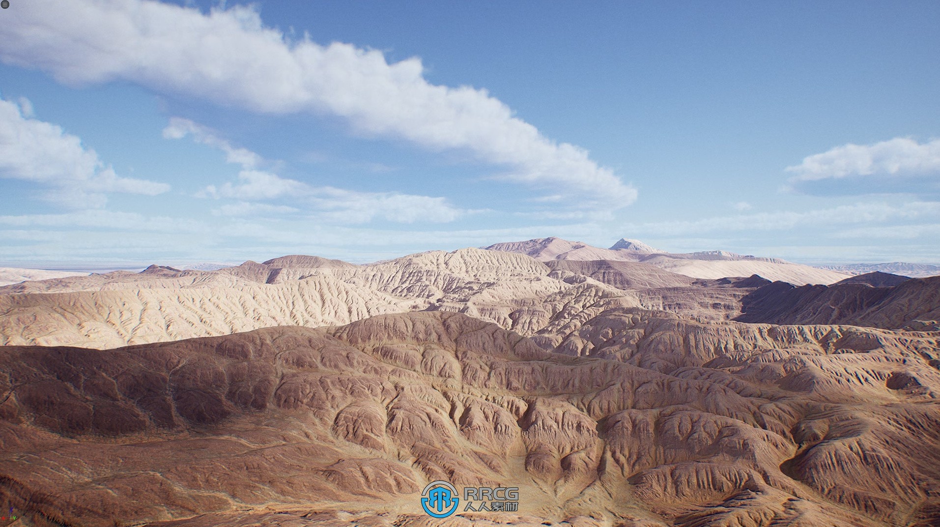 山丘山脉景观环境场景虚幻引擎UE游戏素材