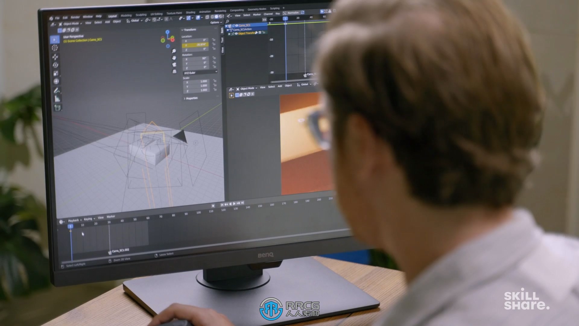 Blender护肤品产品三维动画广告完整制作流程视频教程