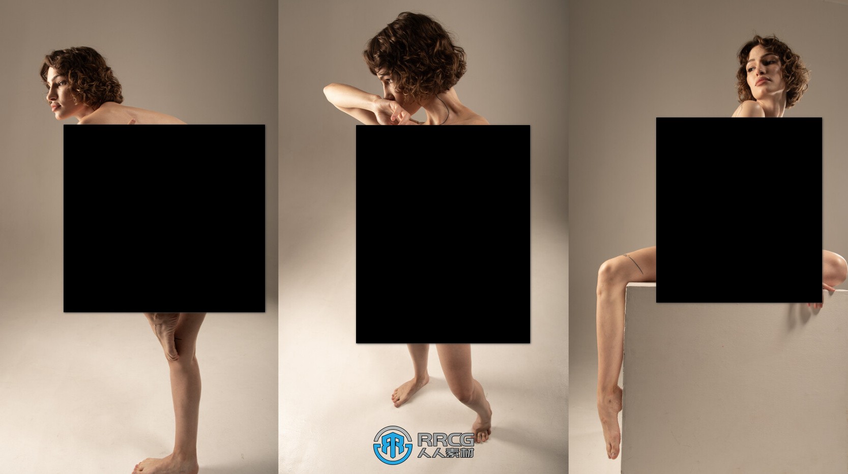 580张女性复杂神秘形态艺术姿势造型高清参考图合集