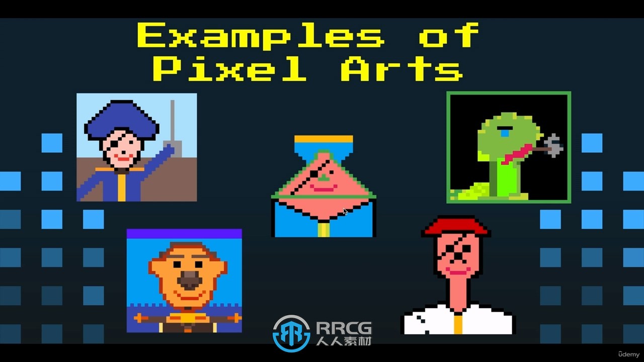 Pixilart与Piskel像素艺术角色制作视频教程