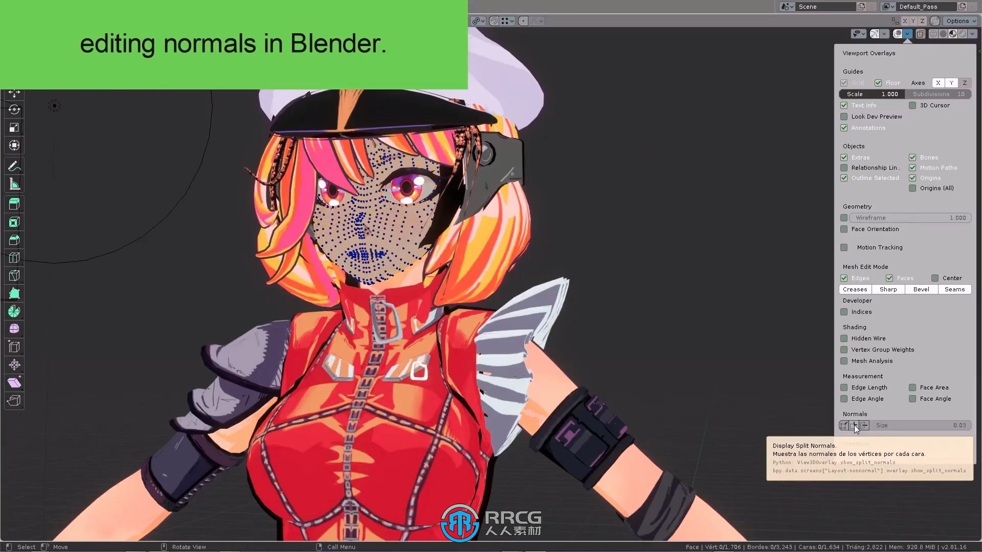 【中文字幕】Blender 2D卡通渲染风格人物角色制作视频教程