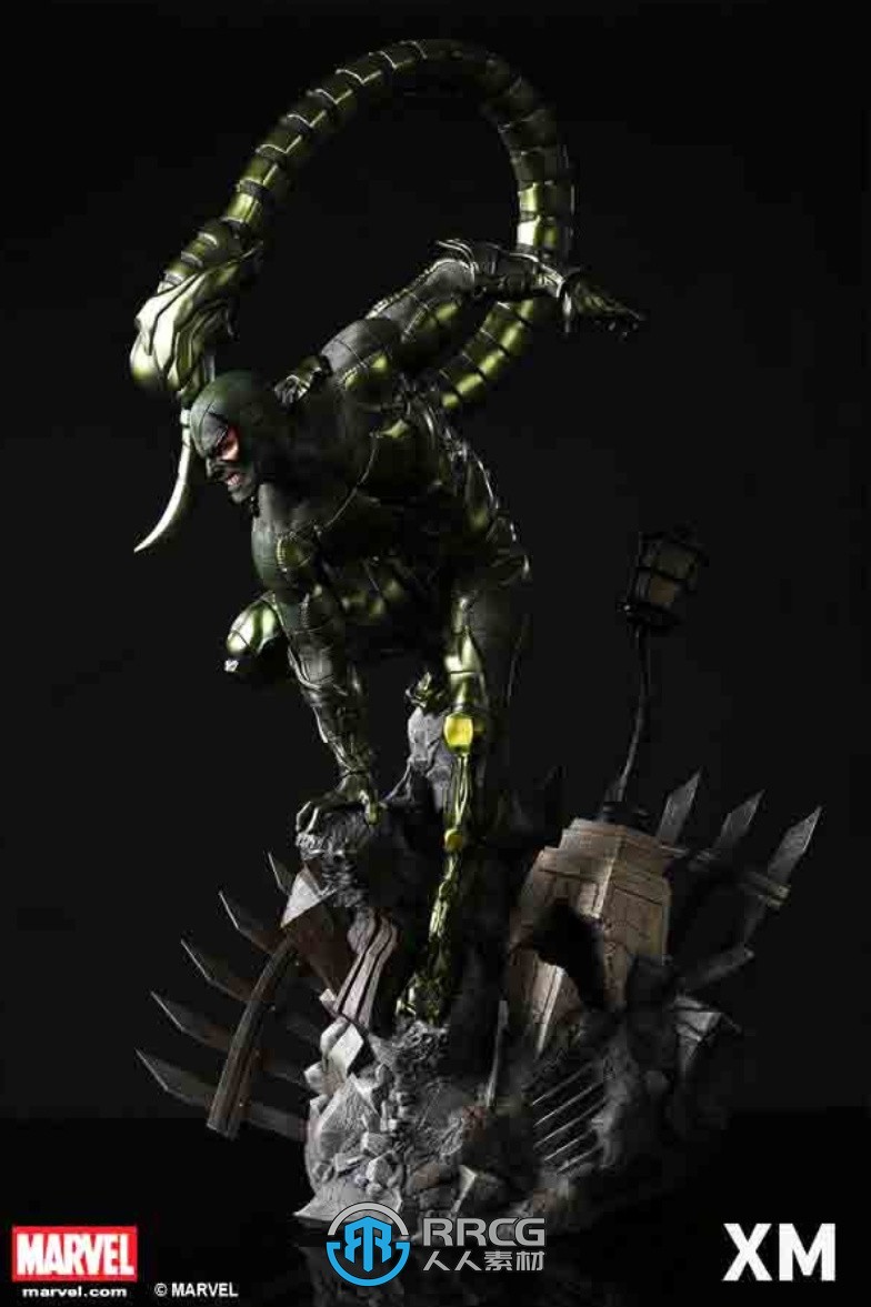 蝎子《神奇蜘蛛侠》漫威动漫角色雕塑雕刻3D模型