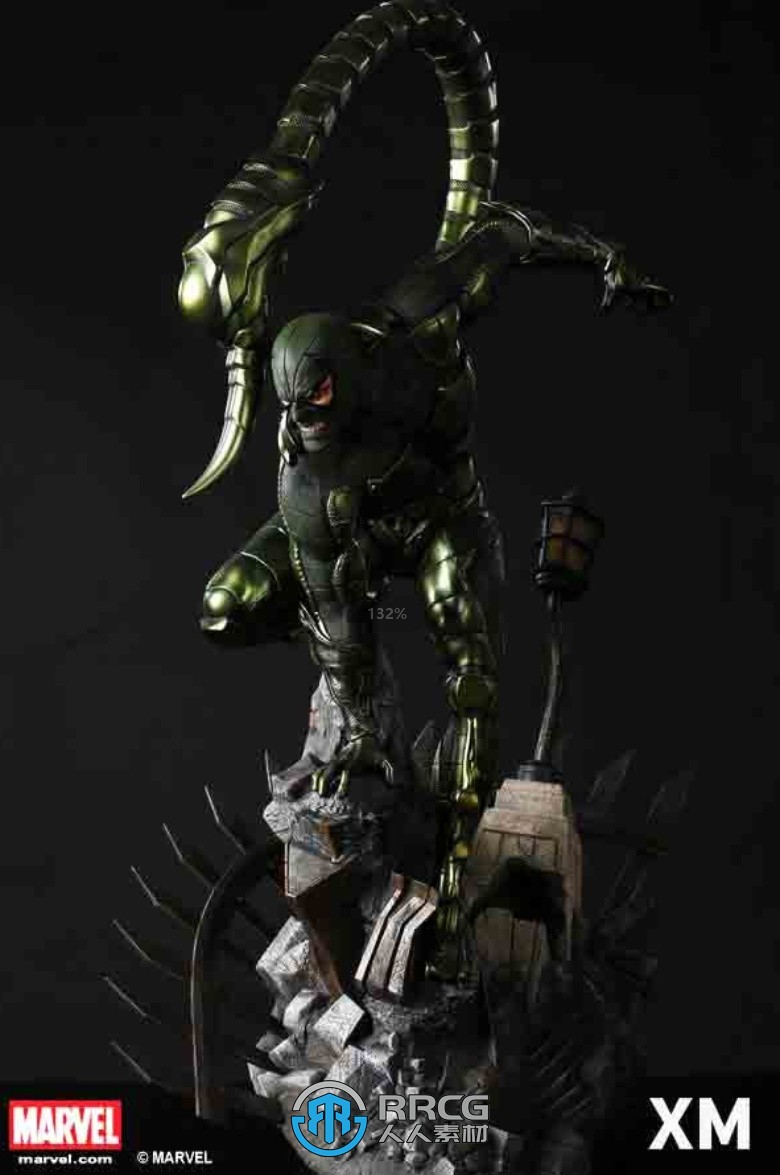 蝎子《神奇蜘蛛侠》漫威动漫角色雕塑雕刻3D模型