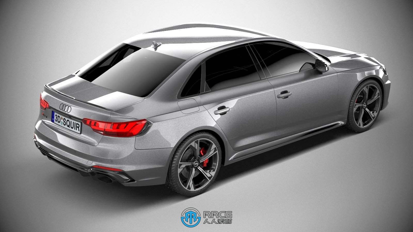 奥迪Audi RS4 Sedan 2020款汽车3D模型