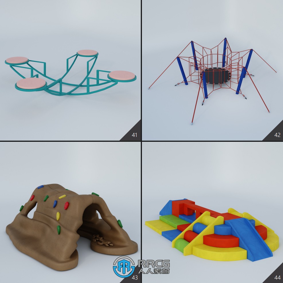 44组儿童玩具家具装饰相关3D模型合集 Evermotion Archmodels第244季