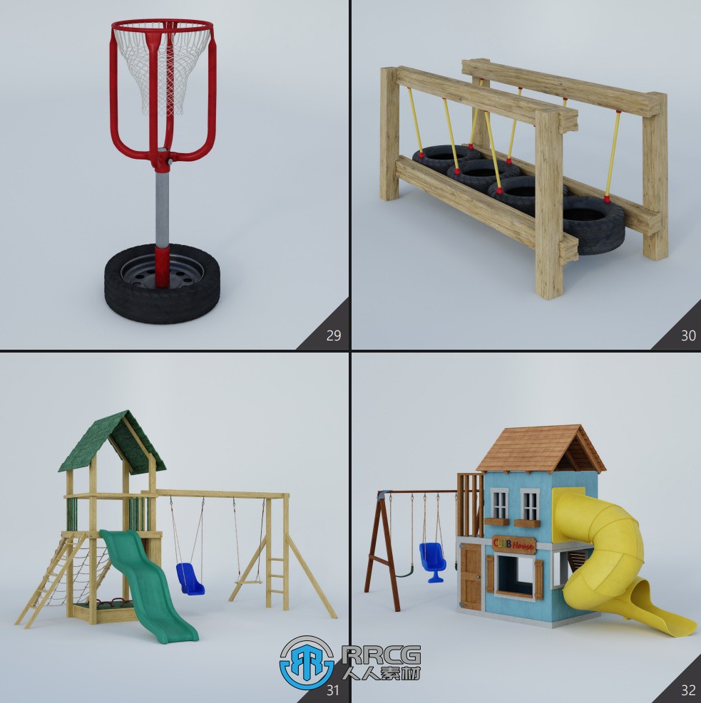 44组儿童玩具家具装饰相关3D模型合集 Evermotion Archmodels第244季