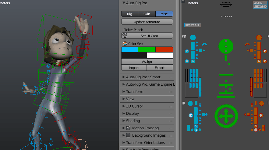 Auto-Rig Pro游戏角色骨骼自动化Blender插件V3.70.11版