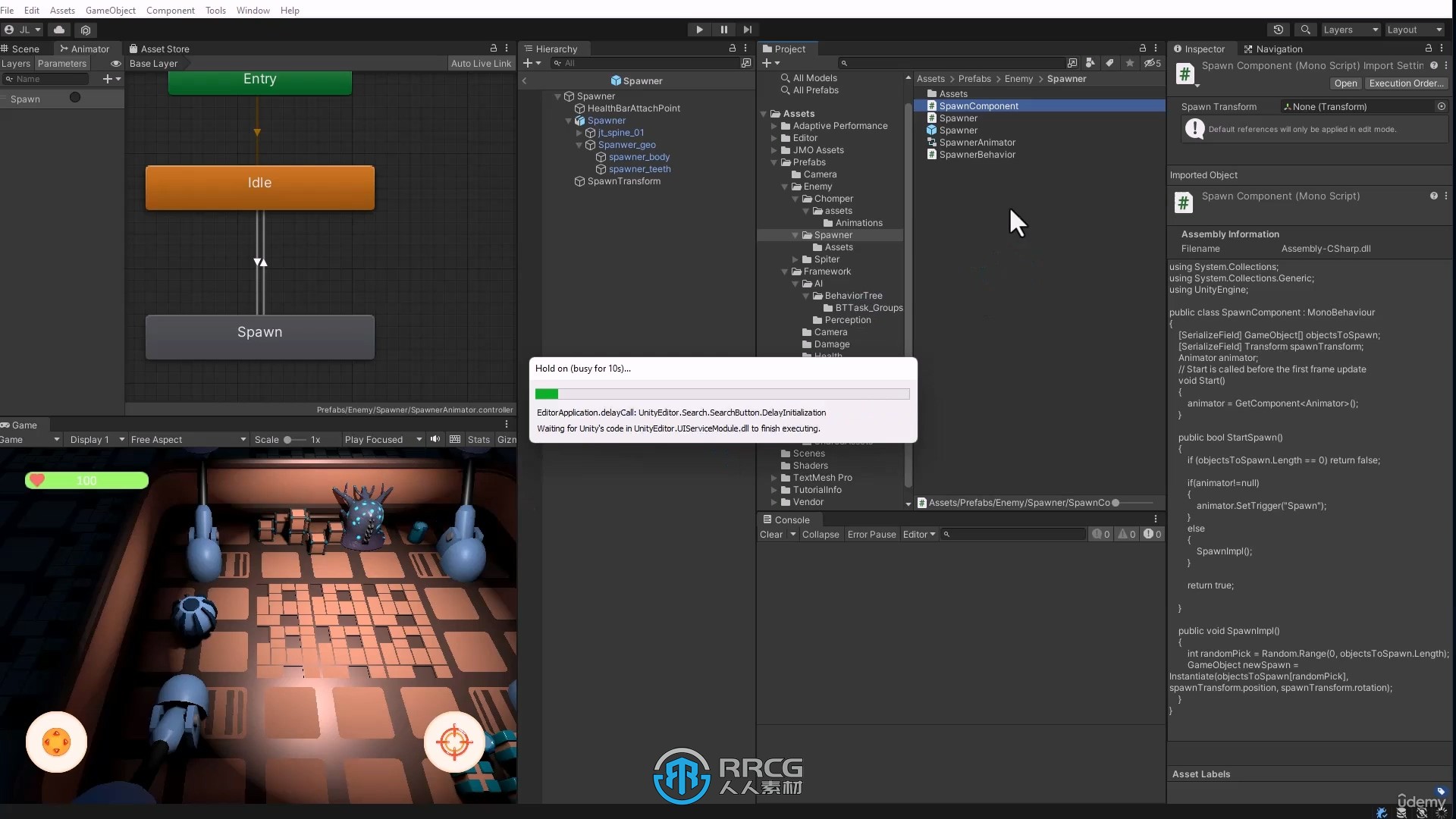 Unity第三人称手机游戏开发技术视频教程