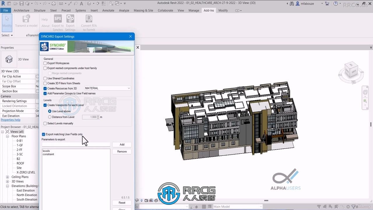 Synchro 4D Pro建筑项目施工Bim 4D模拟技术视频教程