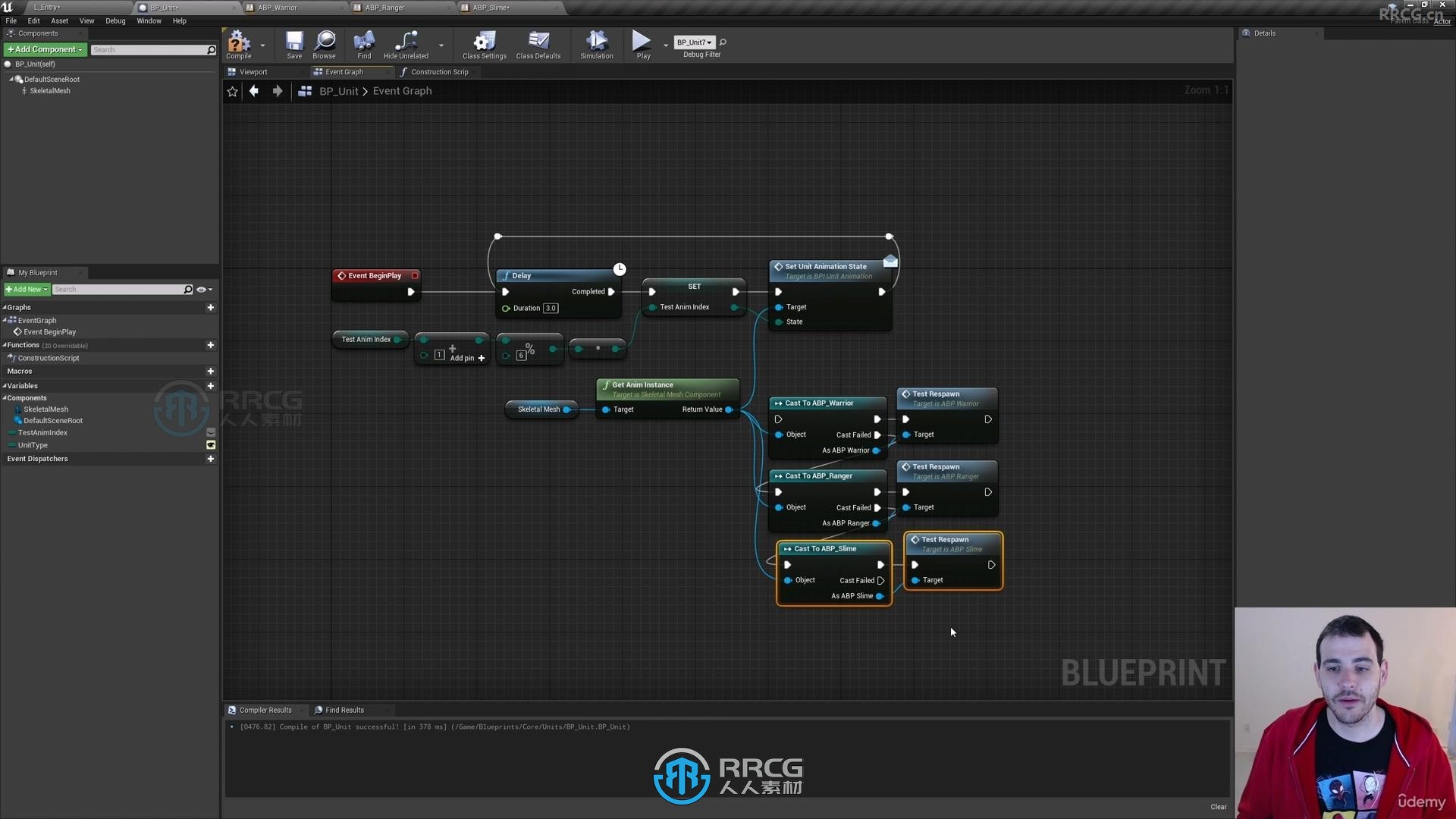 UE5虚幻引擎回合制战术游戏蓝图制作流程视频教程